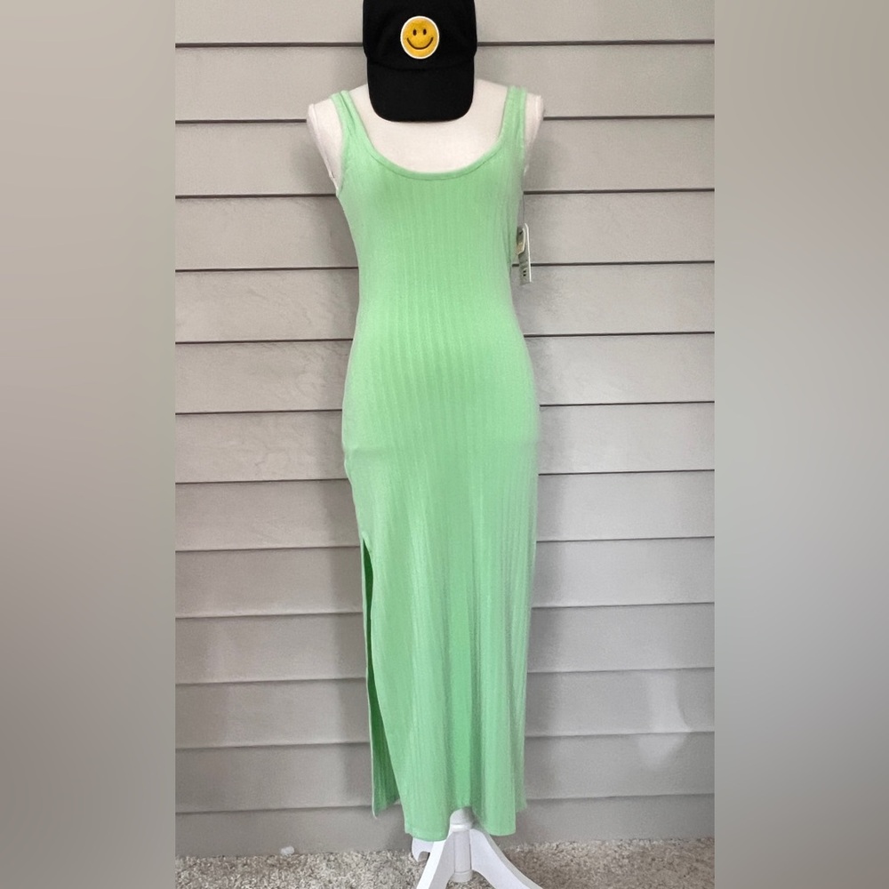Billabong Green Sheath Dress Sleeveless Scoop Neck Casual